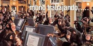 mono-trabajando
