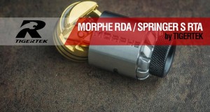 Tigertek Morphe RDA + Springer S RTA / ¡¡SIN TORNILLOS!! / revisión