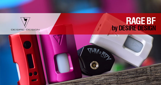 RAGE SQUONK de Desire Design & Ohm Boy