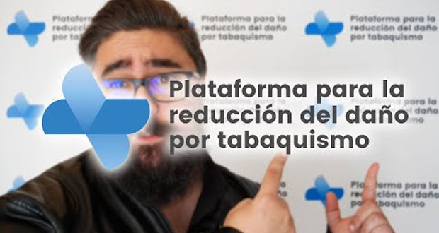 Plataforma para la Reducción de Daños por Tabaquismo – PRESENTACIÓN EUROPA PRESS / con el Dr. Bueno