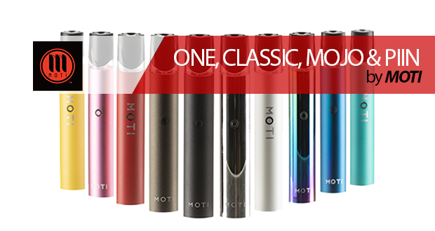 MOTI Vape ONE & Classic & Mojo & Piin / CON TODA LA CACHARRERÍA