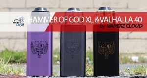¡EL MOD Y ATO MÁS BESTIA! Hammer of God XL & Valhalla 40 RDA de Vaperz Cloud