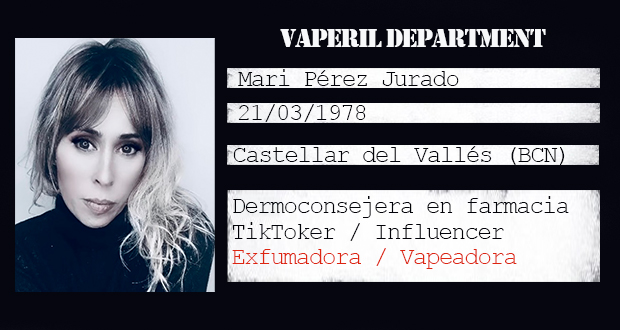ENTREVISTAS VAPERILES. Hoy, Mari Pérez Jurado: “Desde que vapeo no he vuelto a sentir la necesidad de fumarme un cigarro”
