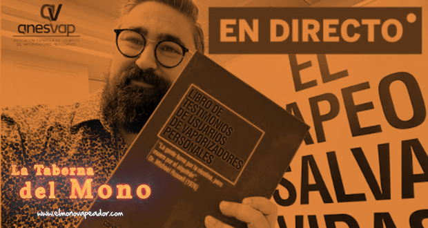 PRESENTACIÓN EN DIRECTO DEL LIBRO DE TESTIMONIOS DE USUARIOS DE VAPORIZADORES PERSONALES