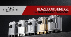 UN BRIDGE CON MUCHO ROCK AND ROLL… Thunderhead Creations BLAZE BORO BRIDGE x Mike Vapes